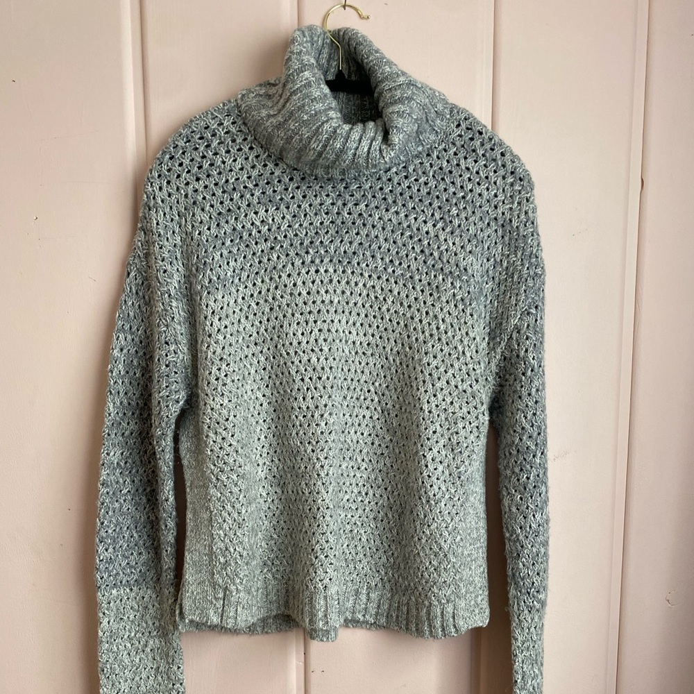 Calvin Klein Jeans Gray Cowl Neck Sweater